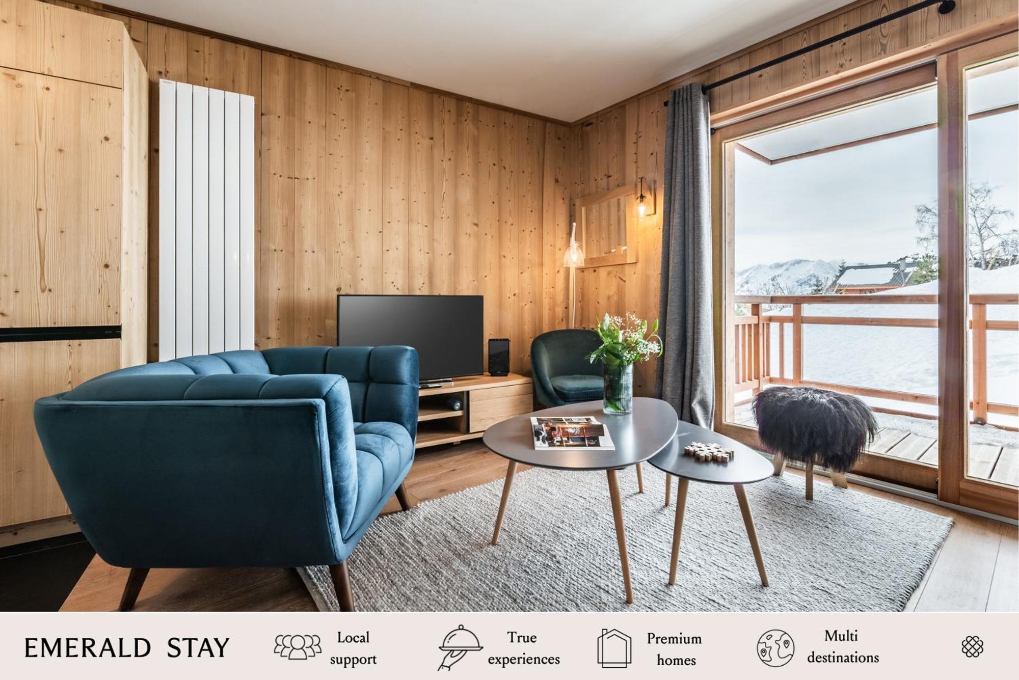 Residence Hameau De Clotaire Alpe D'Huez - By Emerald Stay Dış mekan fotoğraf